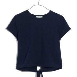 Madewell Tie Back Top SZ L